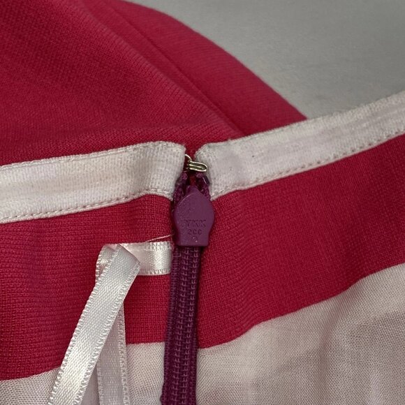 Ba&sh Women's Strapless Jumpsuit Hot Pink Size S Cyrus Wide Leg - Picture 4 of 9